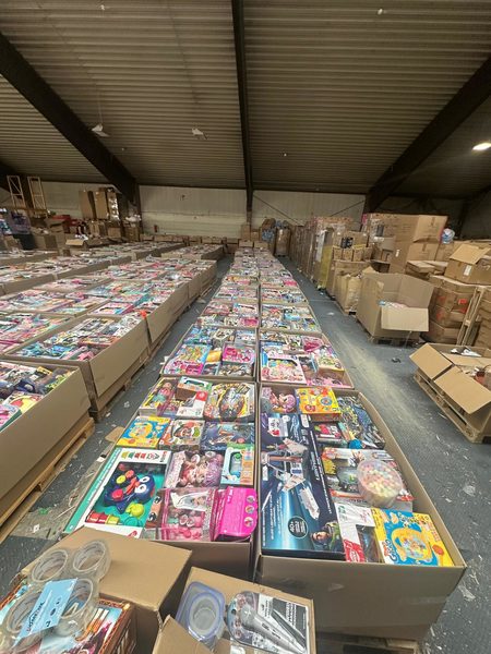 Palets amazon juguetes grado a