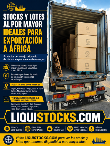 Lotes para exportar africa