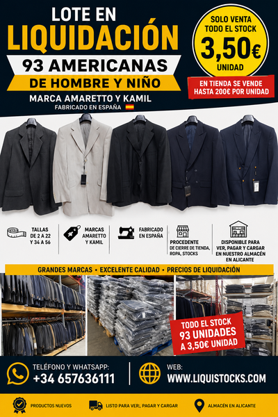 Americanas - ventas al por mayor - liquidacion de stock