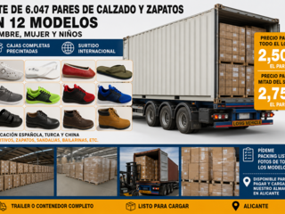 Contenedor de calzado