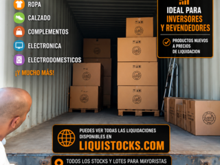 Lotes de productos nuevos en liquidacion