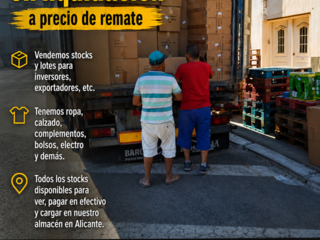 Lotes y stocks en liquidacion