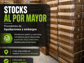 Stocks en liquidacion por lotes