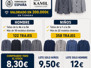 Miniatura 1 de Liquidación trajes de niños y hombre