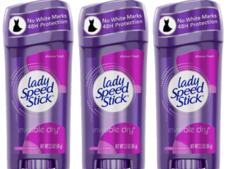 Antitranspirante y desodorante Lady Speed Stick Invisible Dry, frescura en la ducha ...