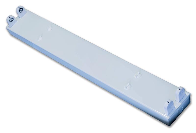 Regleta T-8 60cm abierta DOBLE