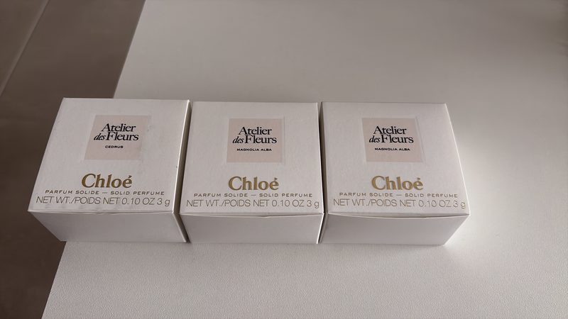 Perfumes solidos chloé atelier des fleurs