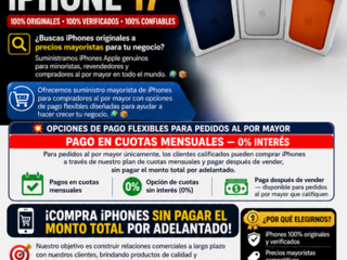 Miniatura 1 de Venta al por mayor de iphone 17 originales (verificados por apple)