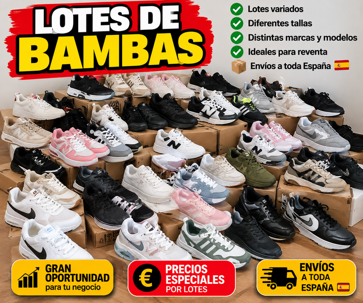 Vendo lotes de zapatos de marca