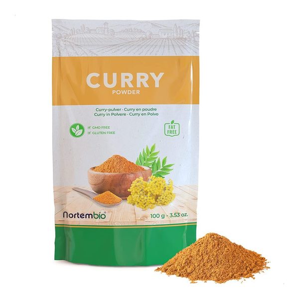 30unds - curry en polvo 100g 100% natural – curry molido exótico, sin aditivos ni conservantes