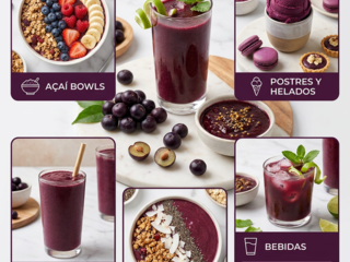 Usos Açaí en Polvo Liofilizado