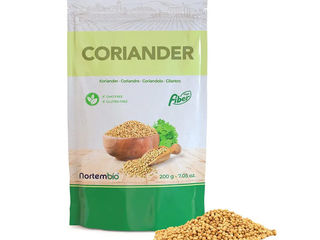 100uns semillas de cilantro 200 g 100% natural – granos de coriandro enteros sin gluten, sin aditivo