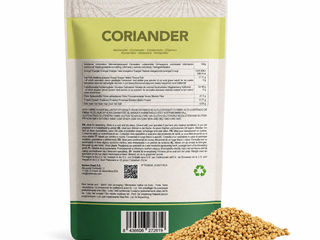 100uns semillas de cilantro 200 g 100% natural – granos de coriandro enteros sin gluten, sin aditivo