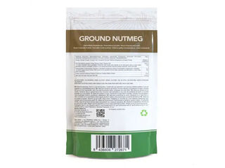500unds nuez moscada en polvo 100 g 100% natural – nuez moscada molida pura sin gluten, sin aditivos