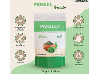 Perejil Seco Frotado 100 g 100% Natural