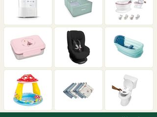 Caja de 13 devoluciones de amazon · bebé y puericultura · 365 € de valor en amazon