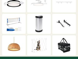 Palé de 14 devoluciones de amazon · decoración e iluminación · 978 € de valor en amazon