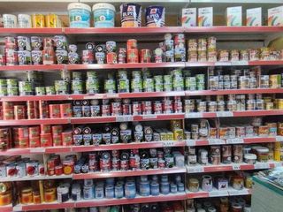 Esmaltes, barnices, protectores antioxidantes, resinas, masillas, tintes