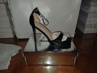12 pares de zapatos de mujer andarina an011 – negro – tallas 36 a 41