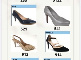 Lote de 9,350 pares de zapatos de mujer de daniela vega