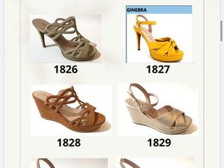 Lote de 9,350 pares de zapatos de mujer de daniela vega