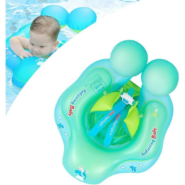 Lote 100 flotadores hinchables para bebé con asiento y respaldo – nuevos