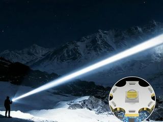 Lote 43 linternas led recargables de alta potencia con zoom – nuevas