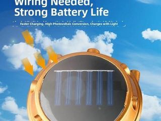 Lote 46 farolillos led de camping 6 en 1 con ventilador recargables – nuevos