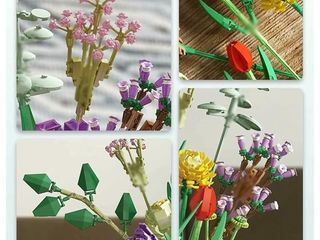 Lote 40 sets de bloques de construcción ramo de flores 999 piezas – nuevos