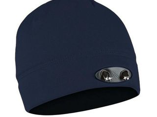 Lote 419 gorros con luz led powercap azul manos libres – nuevos