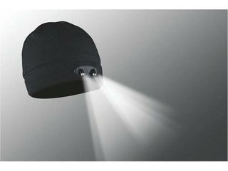 Lote 419 gorros con luz led powercap azul manos libres – nuevos