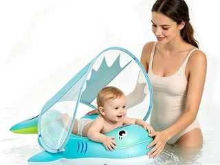 Lote 100 flotadores hinchables para bebé con asiento y respaldo – nuevos