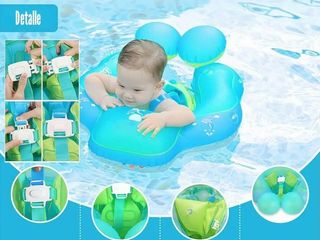 Lote 100 flotadores hinchables para bebé con asiento y respaldo – nuevos