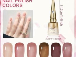 Lote 20 sets esmaltes de uñas gel semipermanente 6 colores – nuevos
