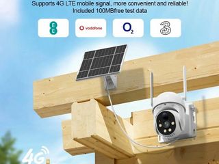 Lote 150 cámaras de seguridad 4g lte solares 2k exterior – nuevas