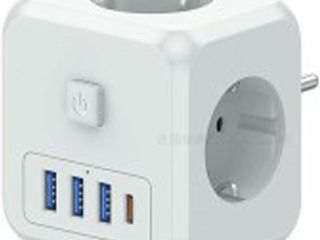 Lote 38 adaptadores de viaje universales con 3 usb-a y 1 usb-c – nuevos