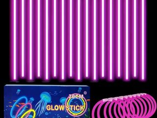 Lote 51 kits de 100 barras luminosas fluorescentes colores mix – nuevos