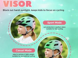 Lote 42 cascos infantiles de ciclismo talla m verde y negro – nuevos