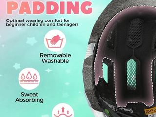 Lote 10 cascos infantiles de ciclismo talla m arcoíris – nuevos