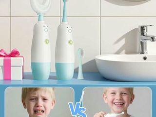 Lote 25 cepillos de dientes eléctricos infantiles en forma de u – nuevos