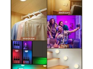 Lote 20 sets de 6 luces led rgb recargables para armarios – nuevos