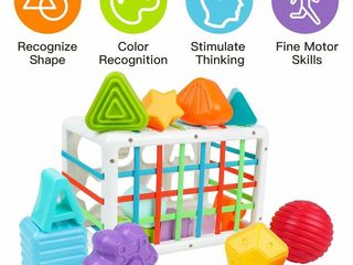 Lote 26 cajas de clasificación sensorial montessori 14 piezas – nuevas