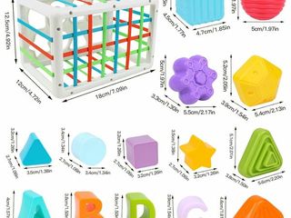 Lote 26 cajas de clasificación sensorial montessori 14 piezas – nuevas