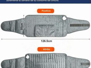 Lote 21 mantas eléctricas grises para espalda, hombros y cuello – nuevas