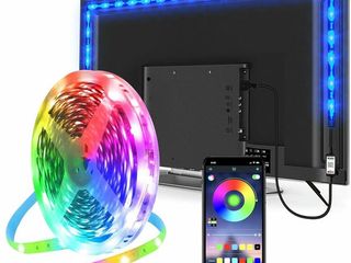 Lote 66 tiras led rgb bluetooth 5 m para retroiluminación tv – nuevas