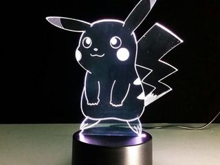 Lote 18 lámparas 3d infantiles led 16 colores con mando – nuevas