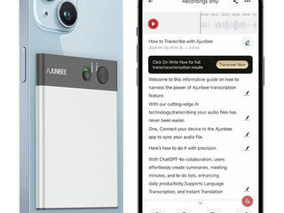 Lote 102 grabadoras de voz con ia ajunbee para android – nuevas